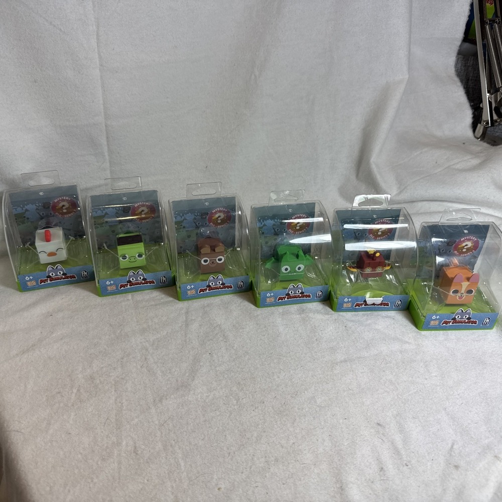 Pet Simulator Series 2 Lot Of 6 Different Figures NEW SEALED Mystery DLC Toy